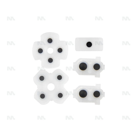 Ensemble de boutons en caoutchouc pour manette Playstation 4 JDM-030