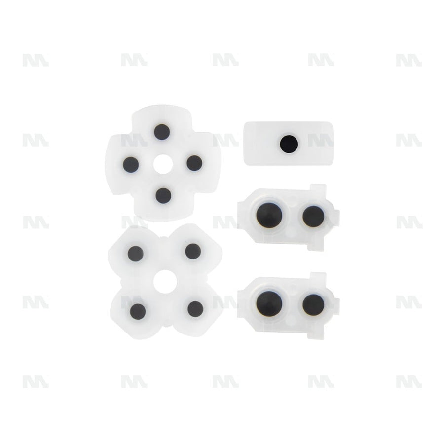 Ensemble de boutons en caoutchouc pour manette Playstation 4 JDM-030