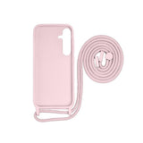 Câble de protection pour collier Rixus TPU pour Samsung Galaxy S24 Plus rose