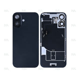 Vitre Arrière avec NFC, cadre de caméra agrandi pour Apple iPhone 16 – Noir – Reconditionné