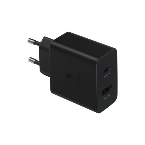 Adaptateur rapide Type-C Samsung EP-TA220NBEGEU Duo 35 W Noir Original