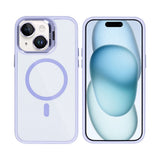 Étui Rixus Classic 03 avec MagSafe pour Apple iPhone 15 Plus violet clair