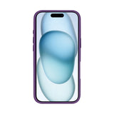 Étui Rixus Classic 03 avec MagSafe pour Apple iPhone 16 Pro Max violet foncé