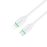 Câble Rixus RX2022 pour synchronisation des données et recharge rapide USB-C vers Lightning, 1 m