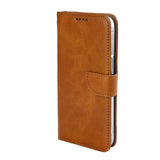 Bibliothèque Rixus pour Apple iPhone 16e Marron clair