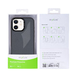 Coque Mag Carbon avec MagSafe pour Apple iPhone 12, 12 Pro Titanium Black
