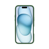 Étui Rixus Classic 03 avec MagSafe pour Apple iPhone 16 Pro vert foncé
