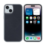 Rixus Mag Carbon avec MagSafe pour Apple iPhone 15 Gris titane