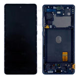 Chassis + Ecran Officiel Service Pack + Vitre pour Samsung Galaxy S20 FE G780F / 5G G781B - Cloud Navy
