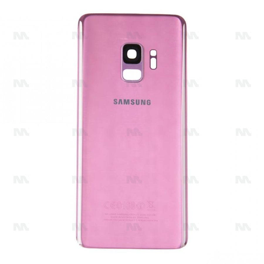 Vitre arrière pour Samsung Galaxy S9 G960F avec objectif violet lilas OEM