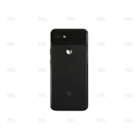 Vitre arrière pour Google Pixel 3a avec objectif – Noir – OEM