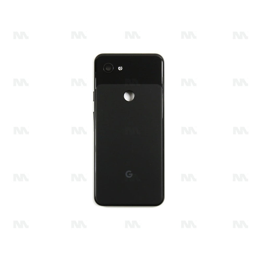 Vitre arrière pour Google Pixel 3a avec objectif – Noir – OEM