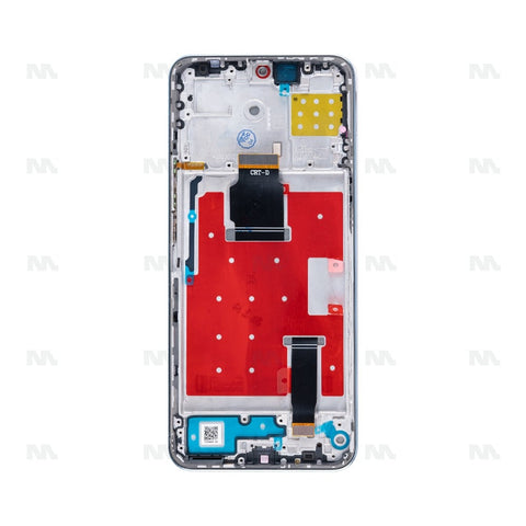 Chassis + Ecran Original OEM + Vitre pour Honor X8a / 90 Lite - Titanium Silver