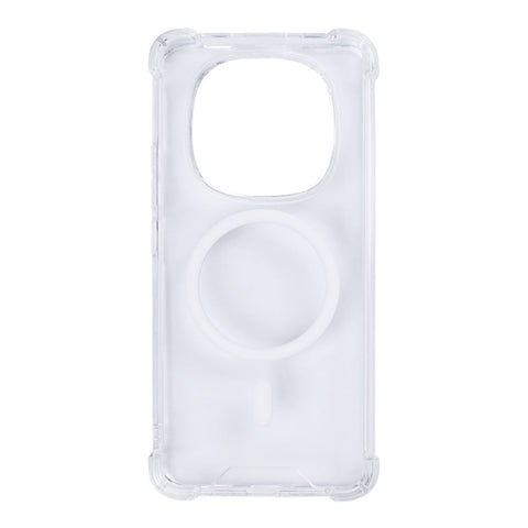 Étui anti-éclatement Rixus avec MagSafe pour Xiaomi Redmi Note 15 Pro Plus transparent