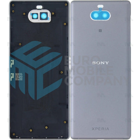 Vitre arrière pour Sony Xperia 10 - sans objectif - argent - OEM