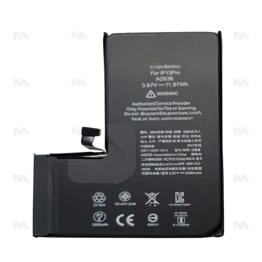 Batterie avec diagnostic (santé batterie visible) pour Apple iPhone 13 Pro - OEM