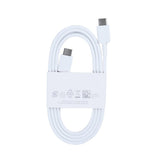 Câble de données USB-C vers USB-C 100 cm blanc Boîte de vente au détail