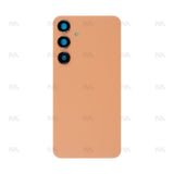Vitre arrière pour Samsung Galaxy S24 Plus S926B avec objectif Orange grès OEM