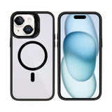 Étui Rixus Classic 03 avec MagSafe pour Apple iPhone 15 Plus Noir