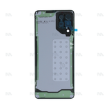 Vitre arrière pour Samsung Galaxy A22 A225 avec objectif - Noir - OEM