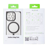 Étui Rixus Instinct Mag pour Apple iPhone 12, 12 Pro Noir