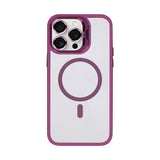 Étui Rixus Classic 03 avec MagSafe pour Apple iPhone 15 Pro Max rose foncé
