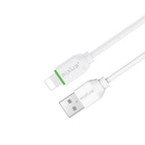 Câble de recharge Rixus RXUC13AL USB-A vers Lightning 30 cm blanc