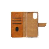 Rixus Bookcase pour Samsung Galaxy Note 20 Ultra 4G Marron clair