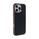 Coque de protection Mag Carbon avec MagSafe pour Apple iPhone 16 Pro Max - Marron