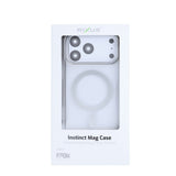Étui Rixus Instinct Mag pour Apple iPhone 17 Pro Max Argent