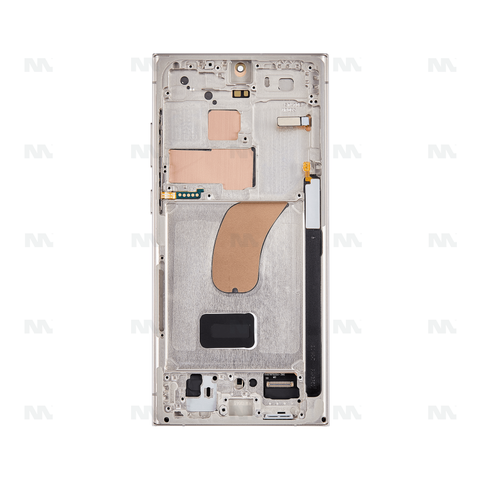 Ecran LCD + Vitre pour Samsung Galaxy S23 Ultra S918B - Cream Assembled