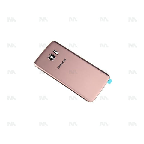 Vitre arrière pour Samsung Galaxy S7 Edge G935F - Rose doré - OEM