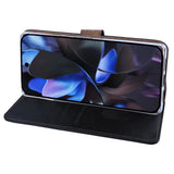 Rixus Bookcase pour Google Pixel 9 Pro Noir