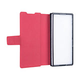 Étui portefeuille Rixus avec porte-stylo pour Samsung Galaxy Z Fold4 rouge