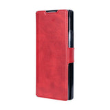 Étui portefeuille Rixus avec porte-stylo pour Samsung Galaxy Z Fold4 rouge