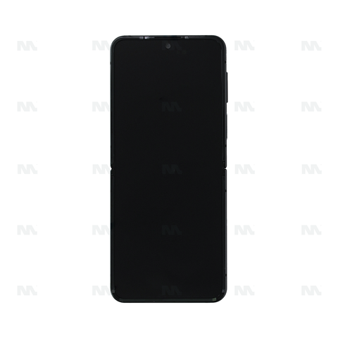 Chassis + Ecran LCD + Vitre pour Samsung Galaxy Z Flip4 F721B Principal Graphite Pre - Assembled