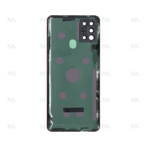 Vitre arrière pour Samsung Galaxy A21s A217F avec objectif rouge OEM