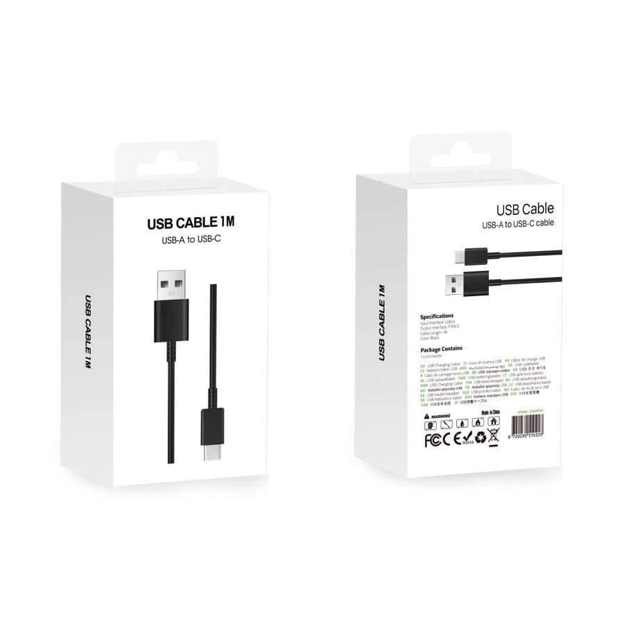 Câble de données US4001M USB-A vers USB-C 100 cm noir