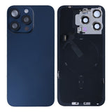 Vitre Arrière avec NFC, cadre de caméra agrandi pour Apple iPhone 15 Pro Max - Bleu titane reconditionné