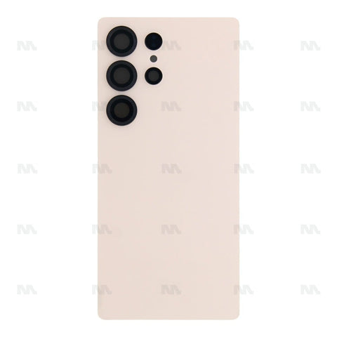 Vitre arrière pour Samsung Galaxy S25 Ultra S938B avec objectif – Titanium Pink Gold – Original