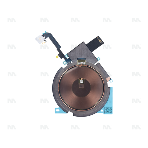 Nappe d'alimentation sans fil et de lampe torche pour iPhone 15 Pro NFC