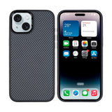 Coque de protection Mag Carbon avec MagSafe pour Apple iPhone 15 Plus – Titanium Black