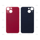 Vitre Arrière avec bloc complet pour Apple iPhone 13 Mini, cadre d'appareil photo agrandi rouge Compatible