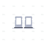 Support de carte SIM pour Apple iPhone 17 Pro / iPhone 17 Pro Max - Argent - OEM