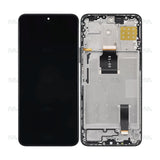 Chassis + Ecran Original OEM + Vitre pour Huawei Honor X8a (CRT-LX1, CRT-LX2, CRT-LX3) - Midnight Black