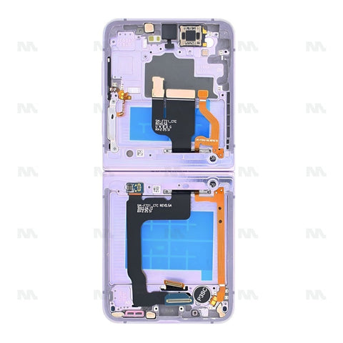 Chassis + Ecran Service Pack Original pour Samsung Galaxy Z Flip4 F721B - Bora Purple