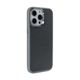 Coque Mag Carbon avec MagSafe pour Apple iPhone 12 Pro Max Gris titane