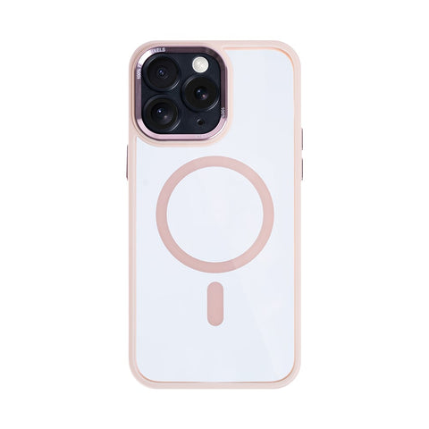 Étui Rixus Classic 04 avec MagSafe pour Apple iPhone 11 Pro Max rose