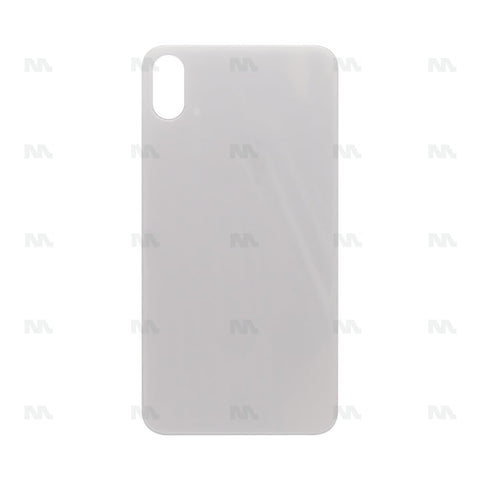 Vitre Arrière avec bloc complet pour Apple iPhone X, Blanc - Compatible