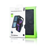 Portefeuille magnétique amovible Rixus Duo pour Apple iPhone 14 Pro Noir